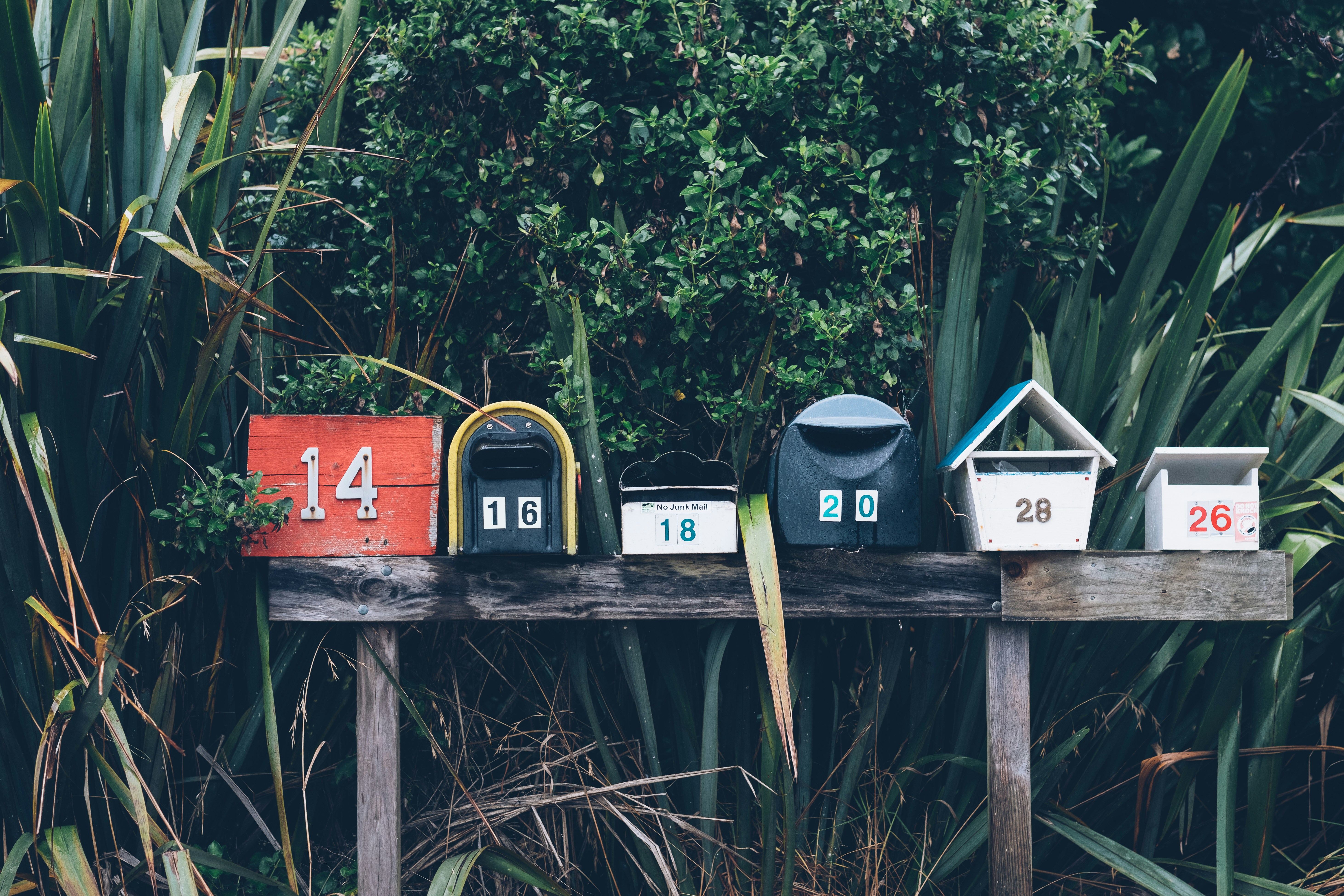 Muriwai mailboxes