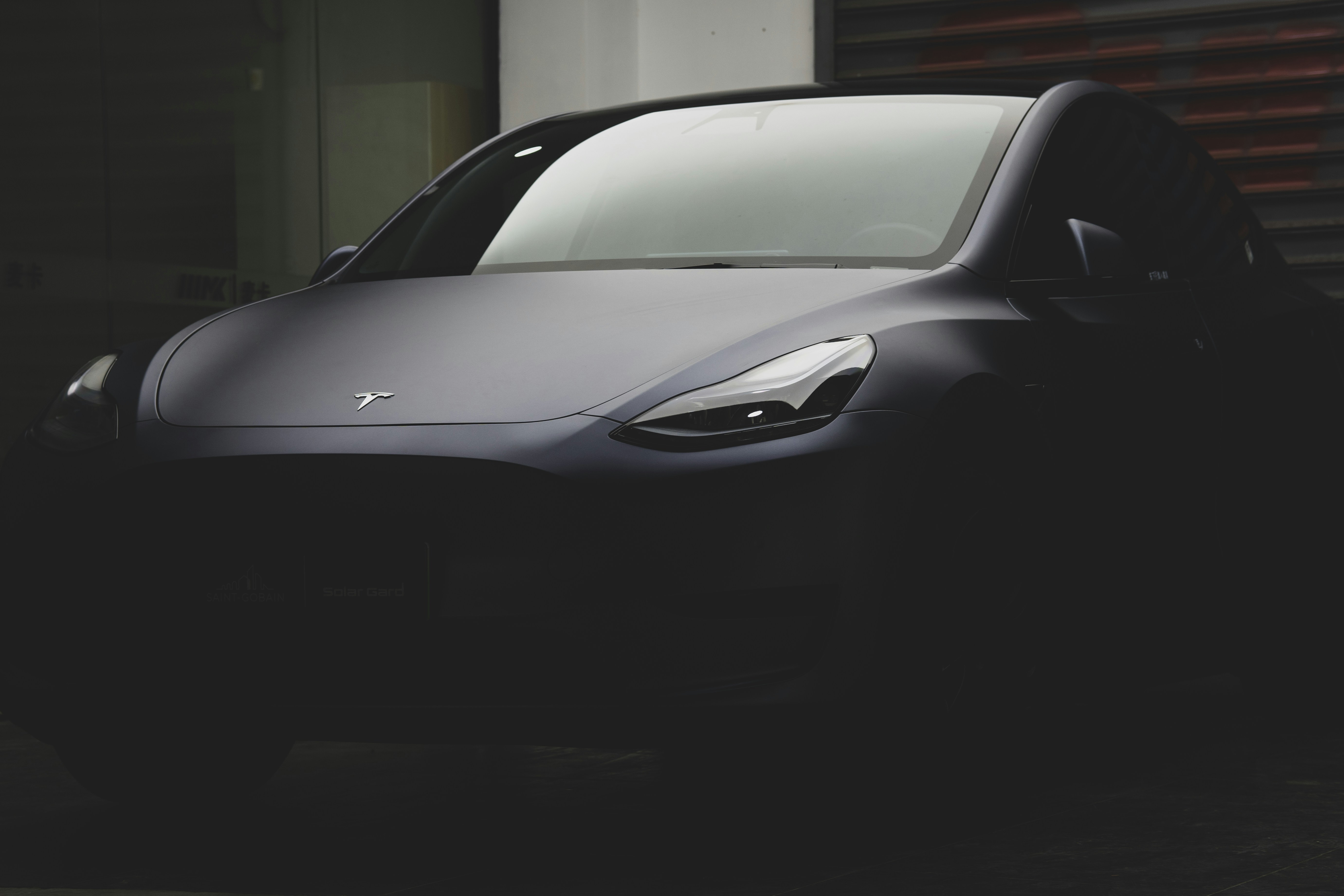 Matte gray Tesla Model Y